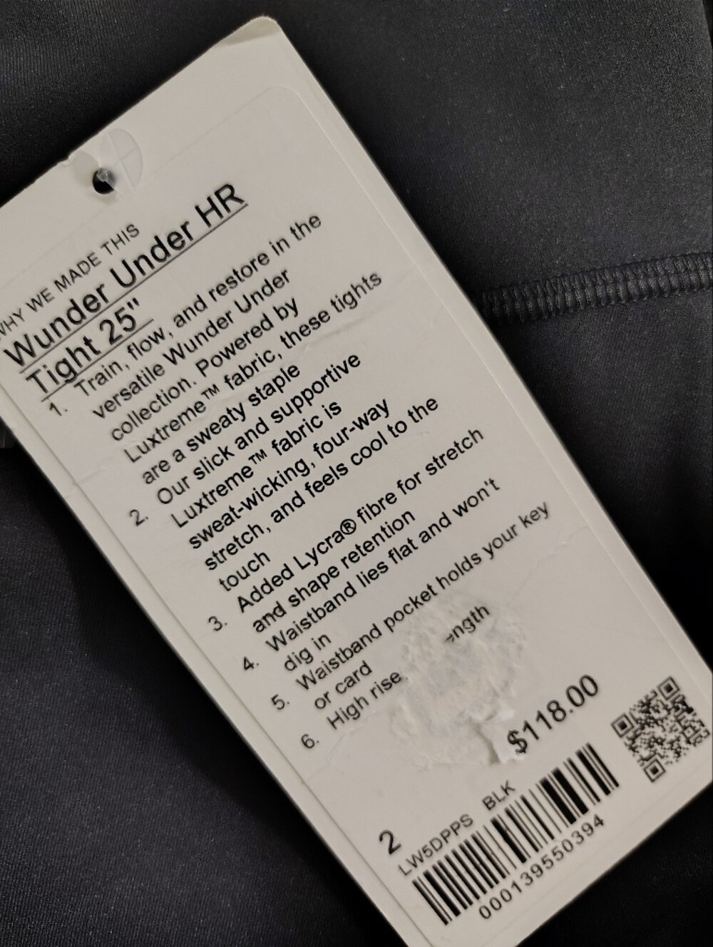 Lululemon Lunar New Year Wunder Under High Rise Tight 25 Size 2 NWT - Picture 5 of 7